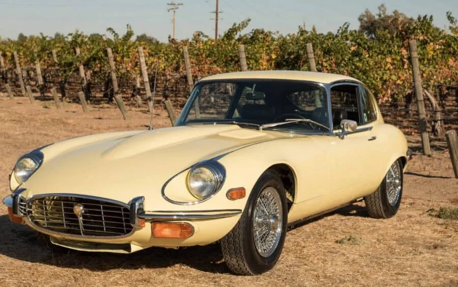 THE NAME “PRIMROSE” ITSELF COMES FROM THE PRIMROSE FLOWER, LONG ASSOCIATED WITH ENGLISH GARDENS AND VICTORIAN FLORAL CULTURE. ON JAGUARS OF THE 1960S AND 1970S, ESPECIALLY MODELS LIKE THE E-TYPE AND XJ SERIES, THE SHADE BECAME KNOWN FOR HOW NATURALLY IT INTERACTED WITH THE BODYWORK.